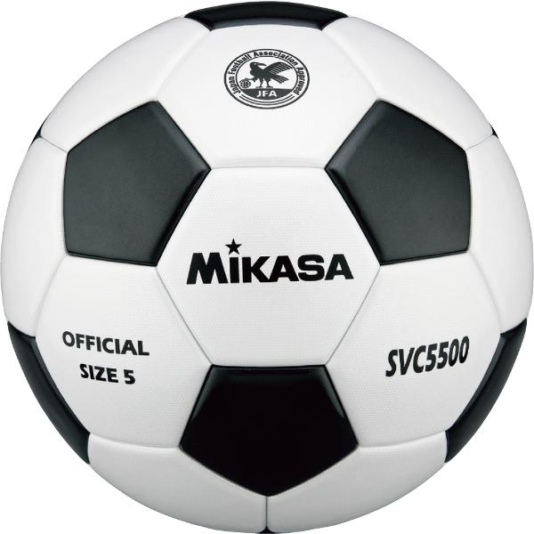 ミカサ(MIKASA) サッカーボール5号 検定球 ホワイト×ブラック 貼り